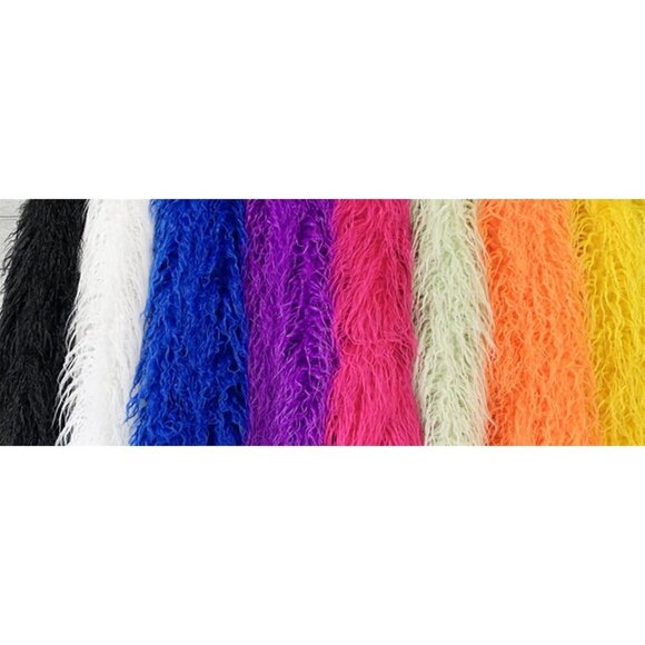 Fluffy Pink Faux Fur Coat Women’s Shaggy Jacket Long Sleeve Warm Winter Outwear - Picture 7 of 8